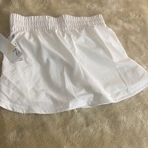 Zella Ivory Skirt with Stretch Waistband